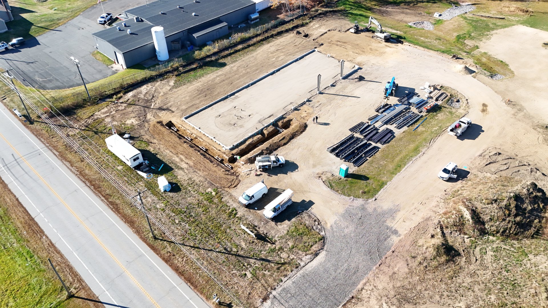 Office and Shop for electrical contractor. Coventry, CT